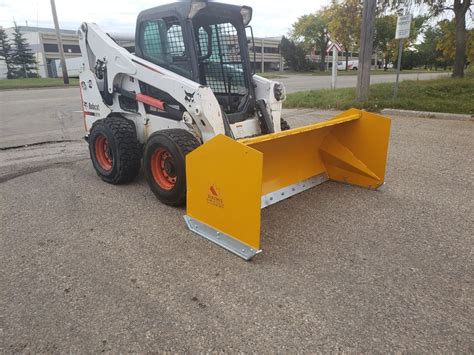 skid steer snow box for sale|12 foot snow pusher box.